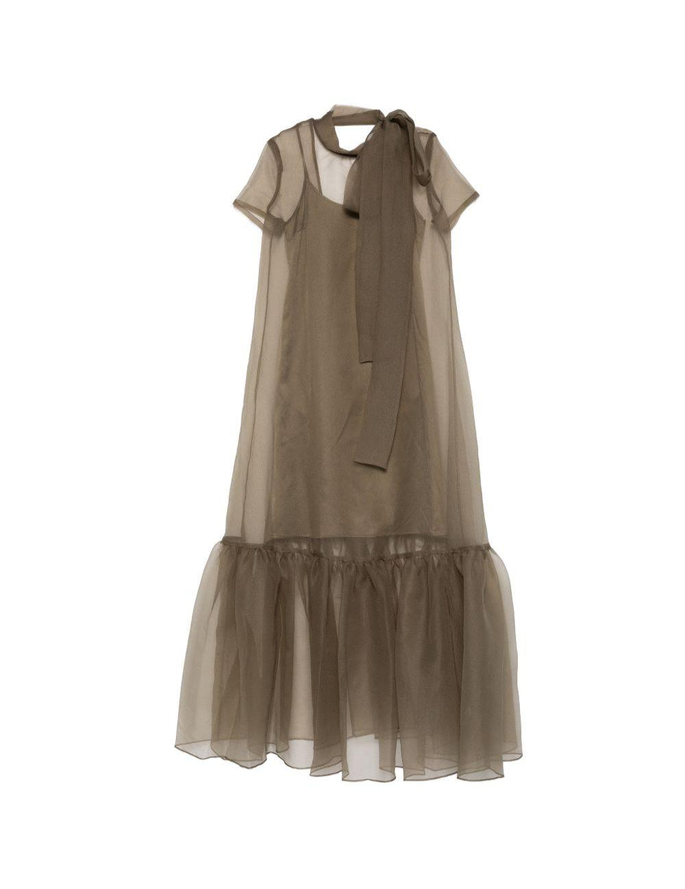 Abito calluna calluna in grigio talpa Staud - donna 