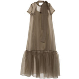 Abito calluna calluna in grigio talpa Staud - donna 