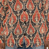 Cardigan con stampa paisley in rosso R13 - donna 