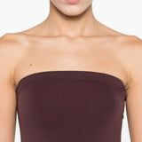 Abito lungo in viola scuro Wolford - donna 