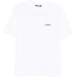 T-shirt Le T-shirt Gros Grain in bianco Jacquemus - Unisex 