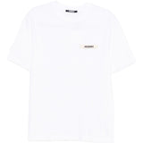 T-shirt Le T-shirt Gros Grain in bianco Jacquemus - Unisex 
