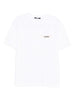 T-shirt Le T-shirt Gros Grain in bianco Jacquemus - Unisex
