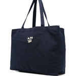 Borsa tote con stampa in blu A.P.C. - unisex 