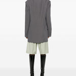 Giacca con cintura bless in grigio Dries van noten - donna 