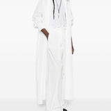 Abito lungo oversize a camicia in bianco NORMA KAMALI - donna 