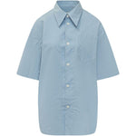 Camicia lunga Ami de Coeur in azzurro Ami Paris - donna 