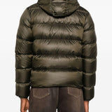 Cappotto imbottito con cappuccio in verde Aspesi - uomo 