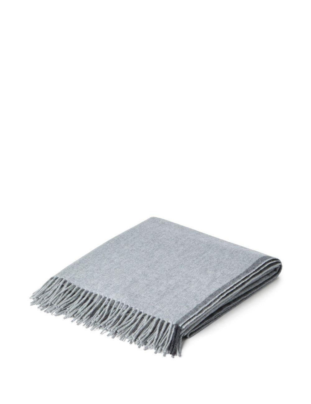 Coperta in cashmere in grigio Brunello cucinelli - donna 