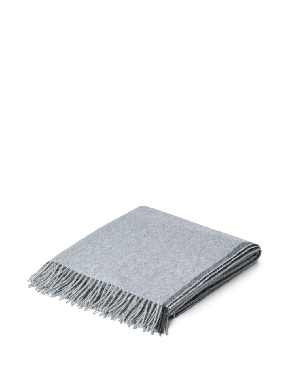 Coperta in cashmere in grigio Brunello cucinelli - donna 