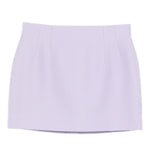 Minigonna con zip in lilla Wardrobe.Nyc - donna 