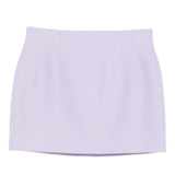 Minigonna con zip in lilla Wardrobe.Nyc - donna 
