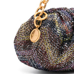 Borsa con manico a catena multicolore Missoni - donna 