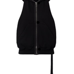 Gilet Cyclops Gimp con cappuccio in nero Rick owens drkshdw - donna 