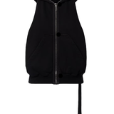 Gilet Cyclops Gimp con cappuccio in nero Rick owens drkshdw - donna 