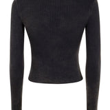 Top a coste in nero Diesel - donna 
