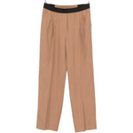 Pantaloni plissé in beige Loulou de saison - donna 