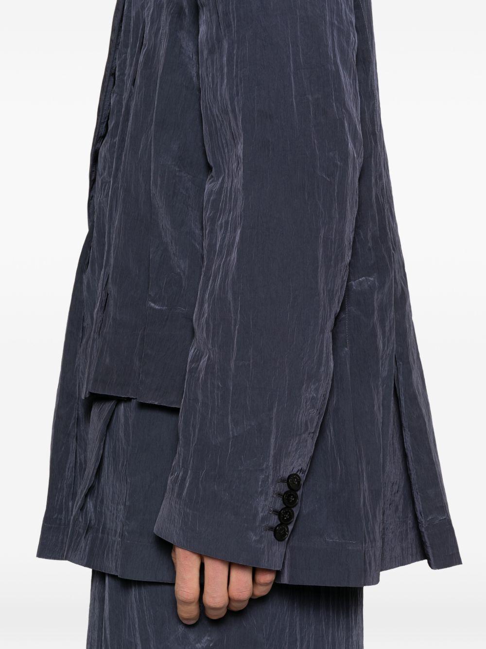 Blazer monopetto in blu Feng Chen Wang - uomo 