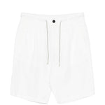 Shorts con coulisse in bianco Eleventy - uomo 