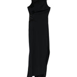 Abito lungo con decorazione in pizzo in nero Coperni - donna 
