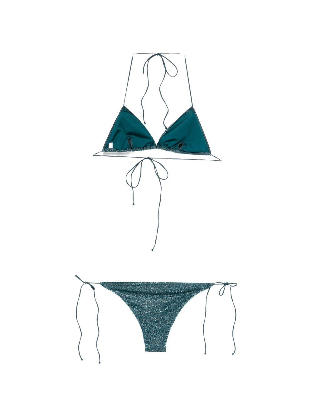Bikini a triangolo in blu Oséree - donna 