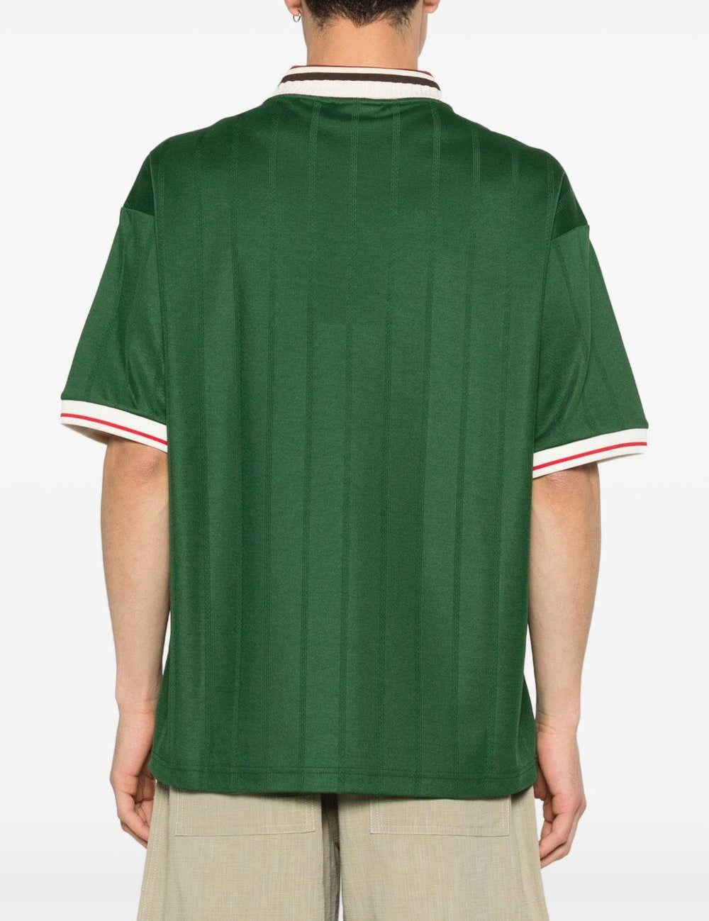 T-shirt D Hibiscus in verde Drole de monsieur - uomo 