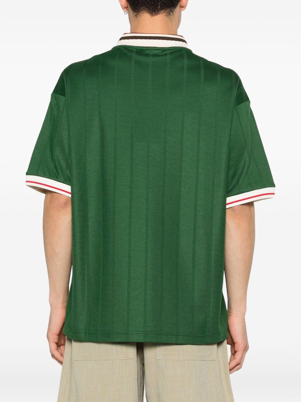 T-shirt D Hibiscus in verde Drole de monsieur - uomo 