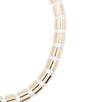 Collana con barretta bicolore in oro Rosantica - donna 