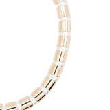 Collana con barretta bicolore in oro Rosantica - donna 