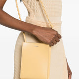 BORSA A TRACOLLA TANGLE IN GIALLO JIL SANDER - DONNA 