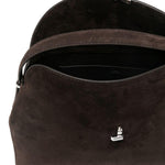 Borsa a mano T-lock in marrone 