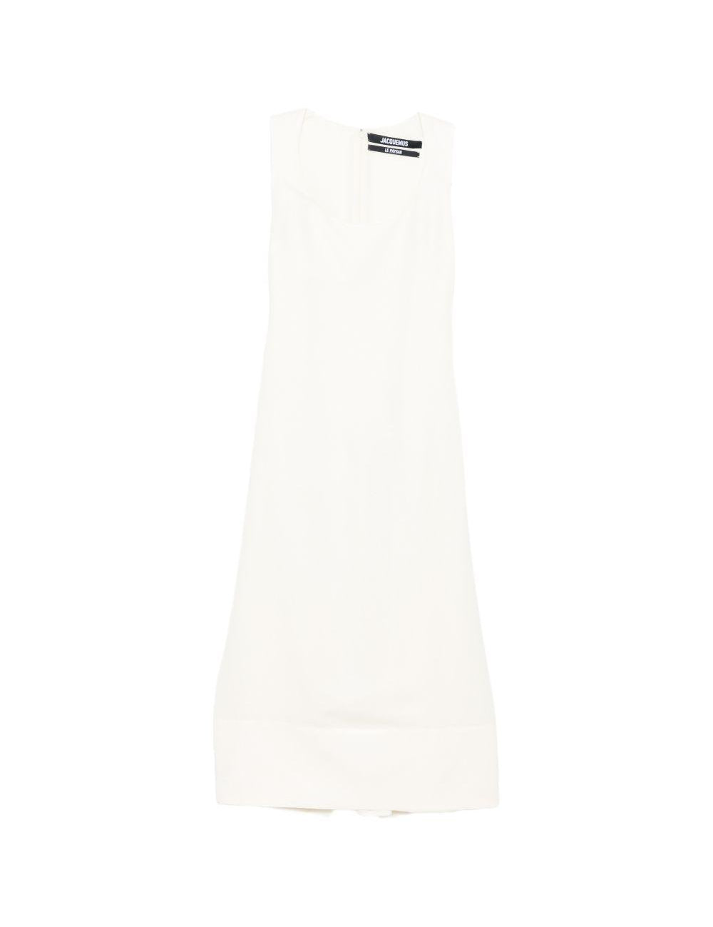 Abito la robe tablier in bainco Jacquemus - donna 