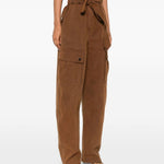 Cargo con cintura in marrone The andamane - donna 