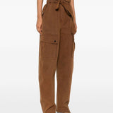 Cargo con cintura in marrone The andamane - donna 