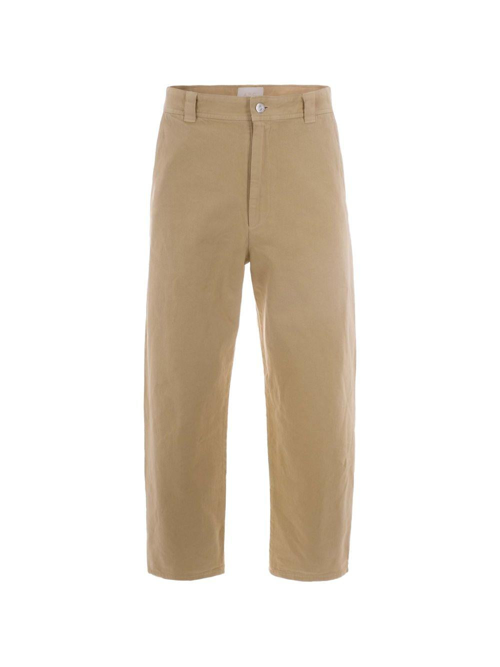 Pantaloni dritti in beige A.P.C.- uomo 