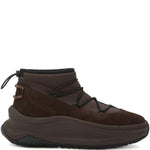 Stivaletti in camoscio con lacci in marrone Moon boot - uomo 