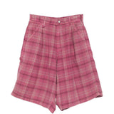 Shorts a quadri in rosa R13 - donna 