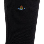 Calzini con ricamo Orb in nero Vivienne westwood - donna 