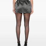 Gonna mini arricciata in grigio Magda Butrym - donna 