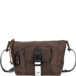 Borsa a tracolla con tasca frontale in marrone A.P.C. - unisex 