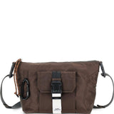 Borsa a tracolla con tasca frontale in marrone A.P.C. - unisex 
