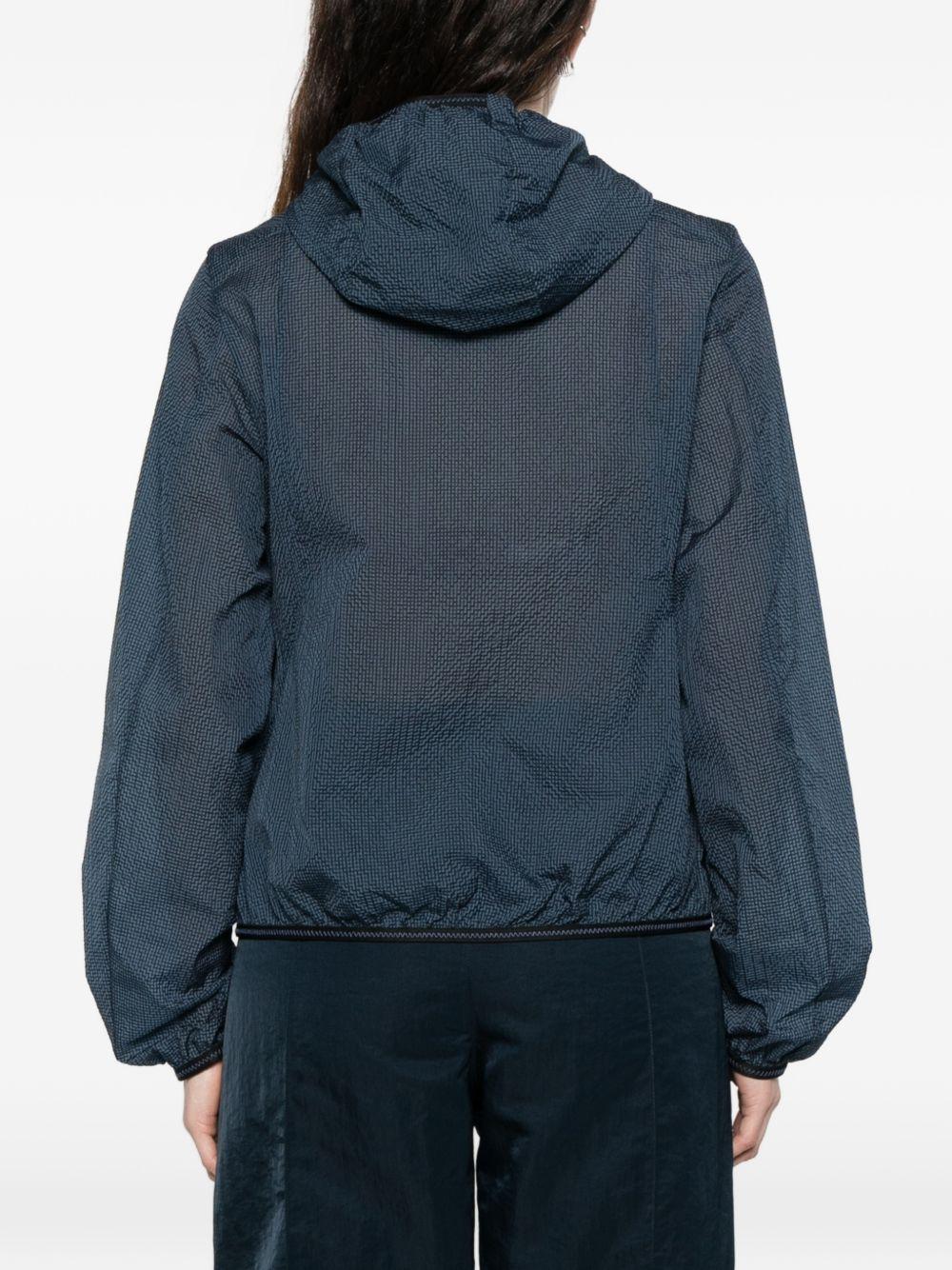 Giacca a vento Edasic con cappuccio in blu Moncler - donna 