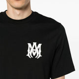 T-shirt a maniche corte con logo  in nero 