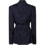 Giacca jacquard in blu Forte Forte - donna 
