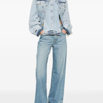 Giacca denim cloro in azzurro Max Mara Sportmax- donna 