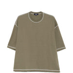 T-shirt con cuciture a contrasto in verde Comme des garcons homme - uomo 