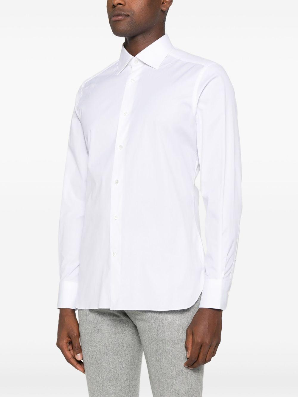 Camicia classica in bianco Zegna - uomo 