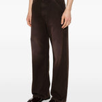 Pantaloni con tasche in marrone Marni - uomo 
