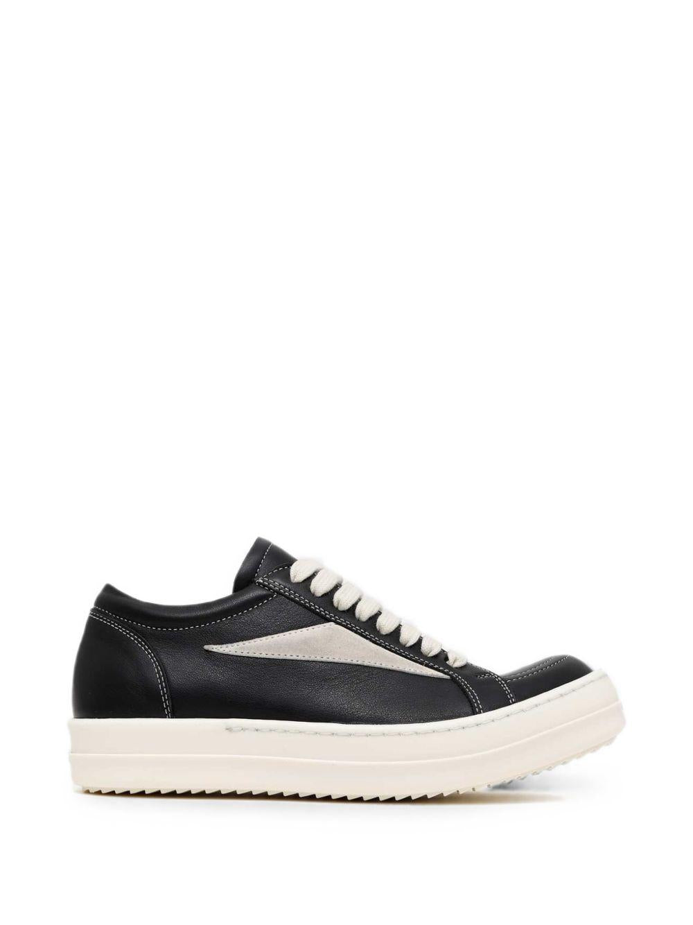 Sneakers basse vintage in nero 