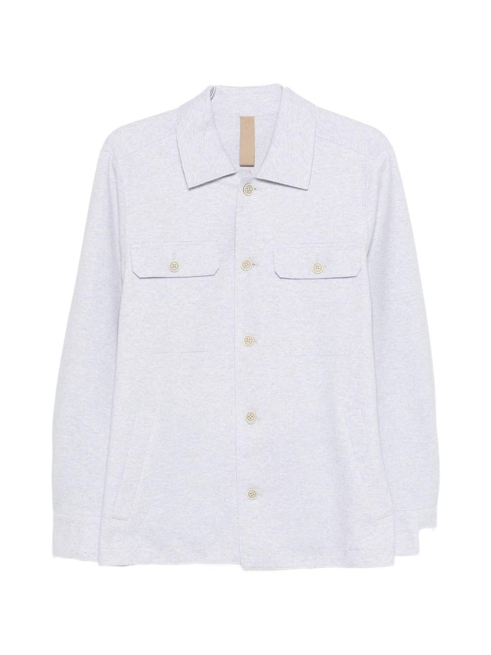 Giacca-camicia con tasche in grigio Eleventy - uomo 